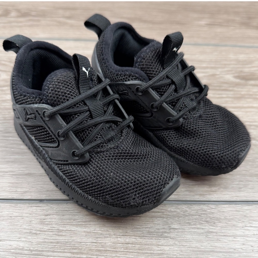 Puma Unisex Toddler Pacer Future Knit Running Shoes Black 6C